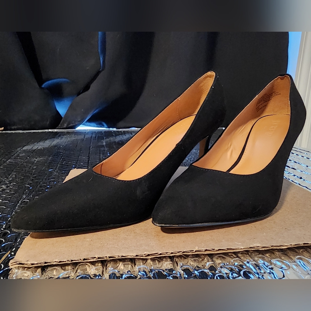 J. Crew Black Suede Women's Pumps